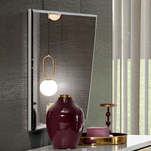 Modum Kharma White Italian Wall Mirror - 109cm x 70cm