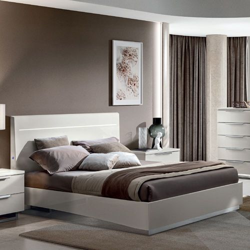 Modum Kimera White Italian Bed - Sizes Available