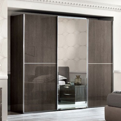 Modum Platinum Italian Mirror Sliding Wardrobe