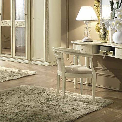 Camel Siena Ivory Italian Armchair