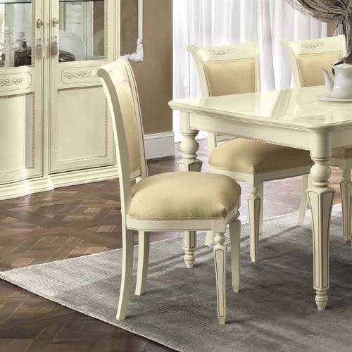 Camel Torriani Ivory Italian Dining Chair