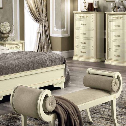 Camel Torriani Ivory Italian Curve Roll Bench