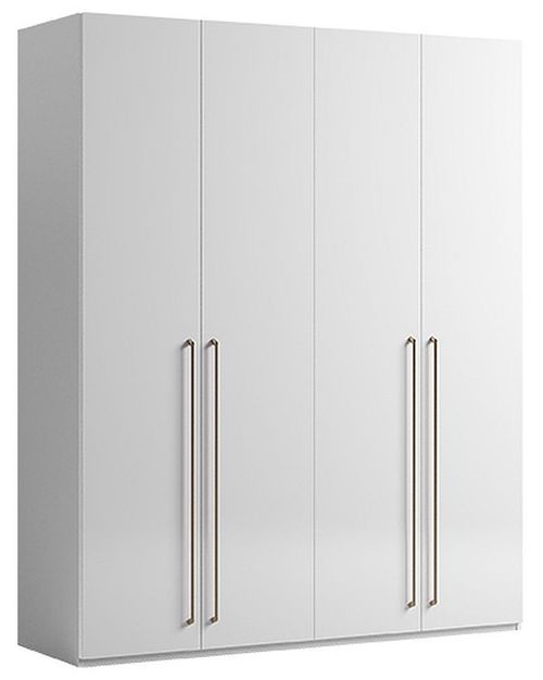 Modum Smart White Italian Wardrobe with Long Handle