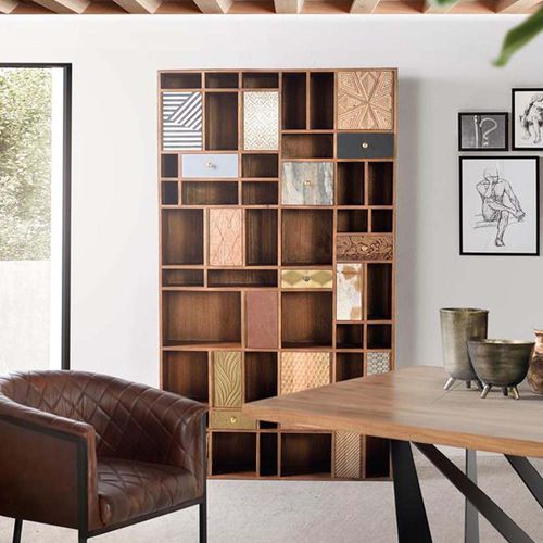 Bonham Mango Wood Multi Door Bookcase