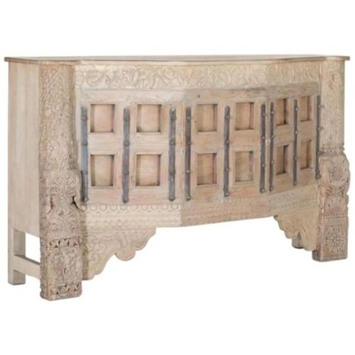 Haughton Carved Mango Wood Bar Counter