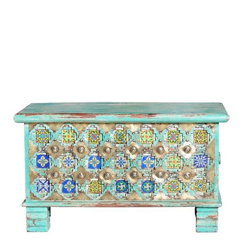 Carinthia Cladded Mango Wood Storage Trunk