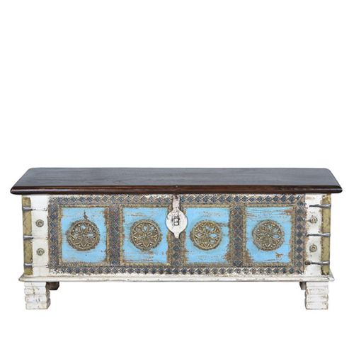 Distelberg Walnut Mango Wood Storage Trunk