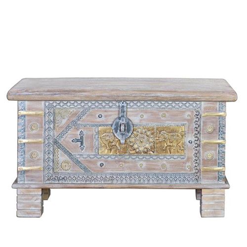 Fornach Mango Wood Storage Small Trunk