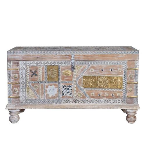 Fornach Mango Wood Storage Large Trunk