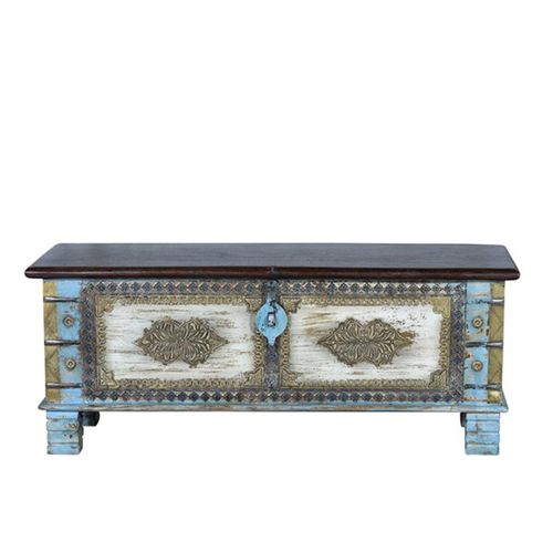 Pamhagen Mango Wood Storage Trunk