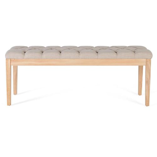 Hiawatha Pine Wood Padded Bench