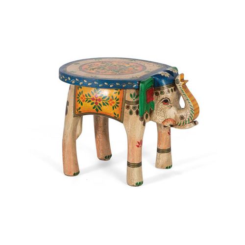 Interlachen Mango Wood Elephant Bench