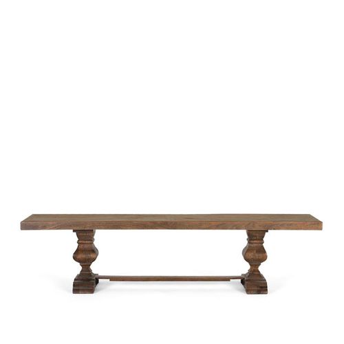 Noemi Rustic Mango Wood Large Dining Bench