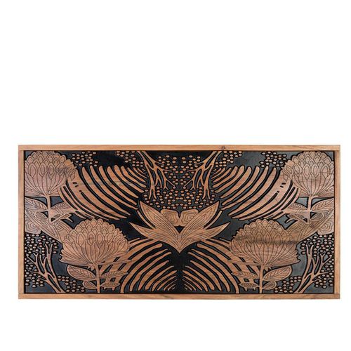 Valentia Artisan Acacia Wood Headboard - 166cm