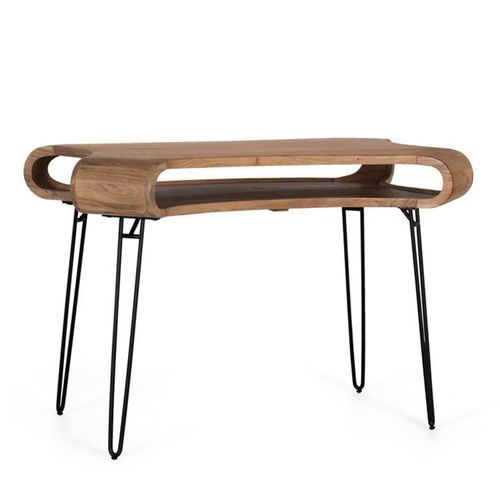 Salerno Natural Acacia Wood Desk
