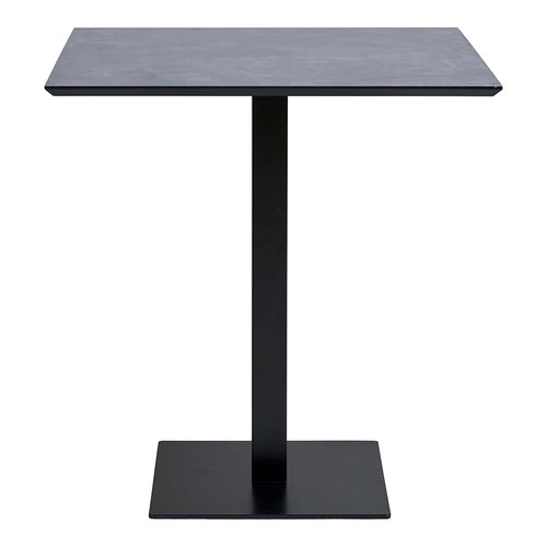 Fano Black Melamine Square Cafe Table