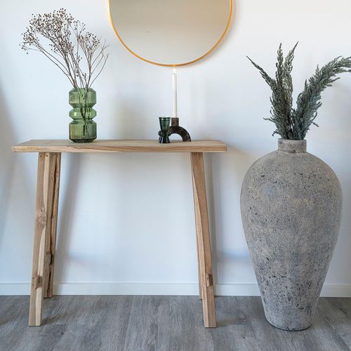 Girona Natural Teak Wood Console Table