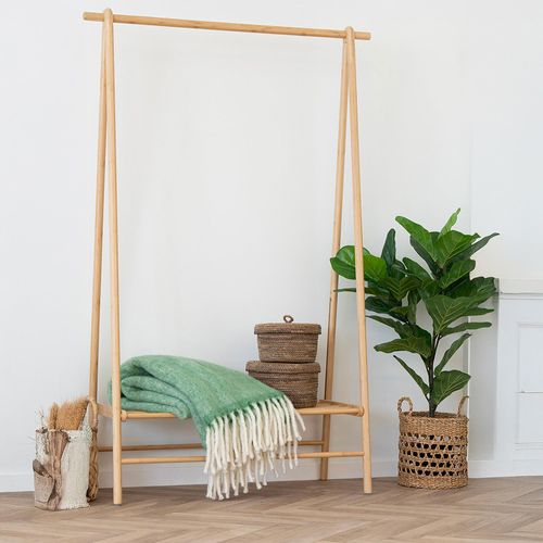 Manaus Natural Bamboo Clothes Rack