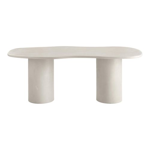 Maranola Concrete 8 Seater Double Pedestal Dining Table - 200cm