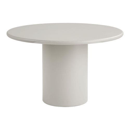 Nagano Concrete 4 Seater Round Pedestal Dining Table - 120cm