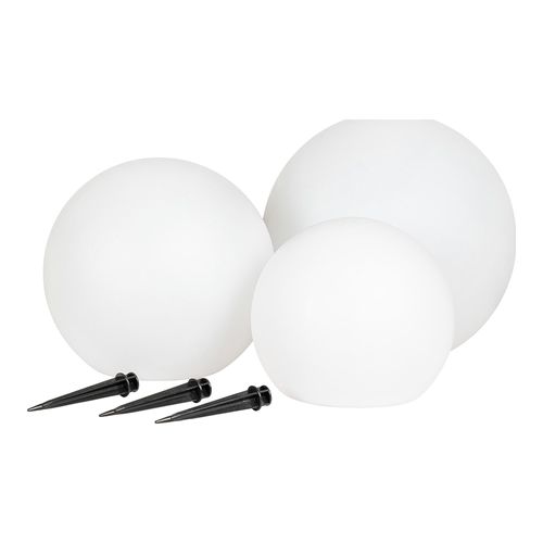 Lifton White Round Led Lamp - Set of 3