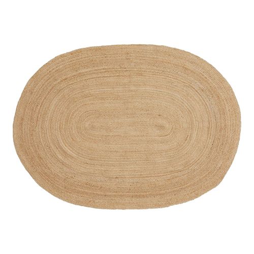 Bombay Natural Jute Oval Rug - 200cm x 140cm