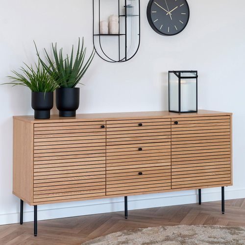Kyoto Oak 2 Door Medium Sideboard - 150cm