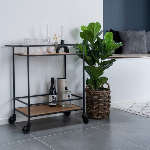 Vita Natural Wood Bar Trolley