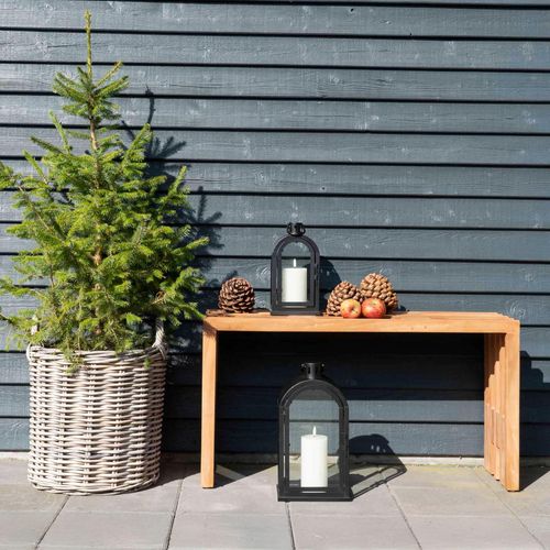 Benidorm Natural Teak Wood Garden Small Bench