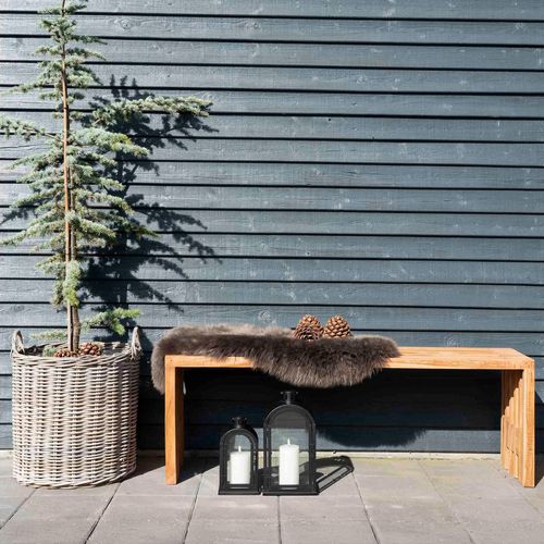 Benidorm Natural Teak Wood Garden Large Bench