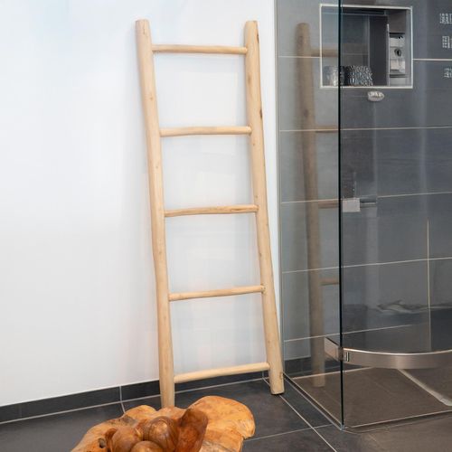 Decorative Natural Teak Wood Ladder