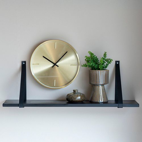 Forno Black Wood Small Hanging Shelf