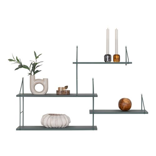 Harlem Green Wood Shelf