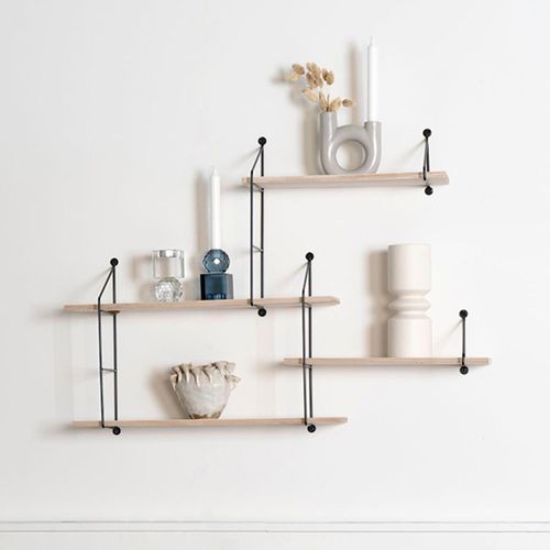 Harlem Natural Wood Shelf