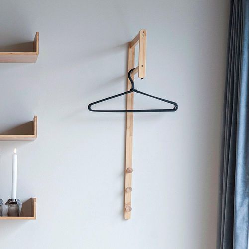 Trento Natural Bamboo Clothes Rack