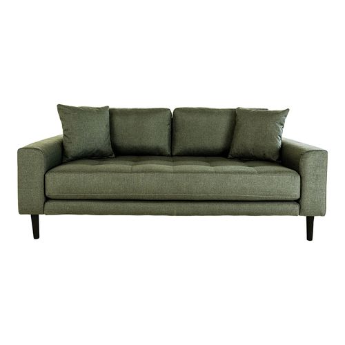 Lido Olive Green Fabric 2.5 Seater Sofa
