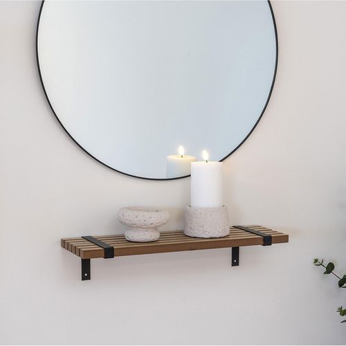 Luxor Natural Wooden Wall Shelf