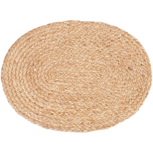 Bombay Natural Jute Oval Braided Placemat - Set of 4