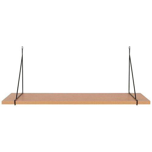 Chiba Natural Wooden Wall Shelf