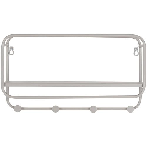 Feira Grey Metal Hat Shelf