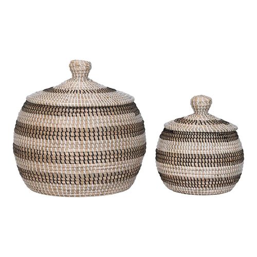 Ipoh Natural Seagrass Basket - Set of 2