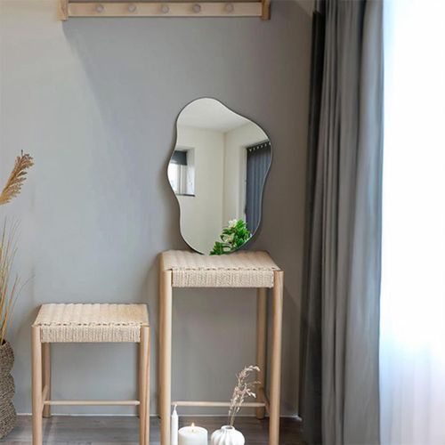 Palermo Abstract Wall Mirror - 40cm x 60cm