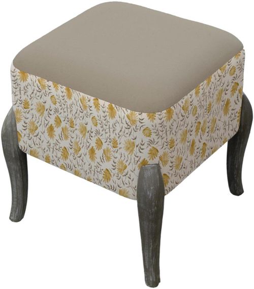 Voyage Maison Ralf Slai Stone Printed Footstool