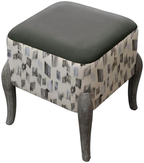Voyage Maison Arwen Frost Printed Ralf Footstool