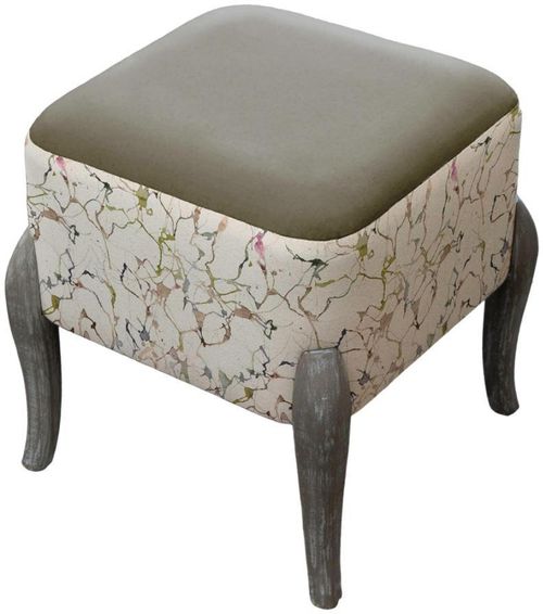 Voyage Maison Carrara Meadow Printed Ralf Footstool