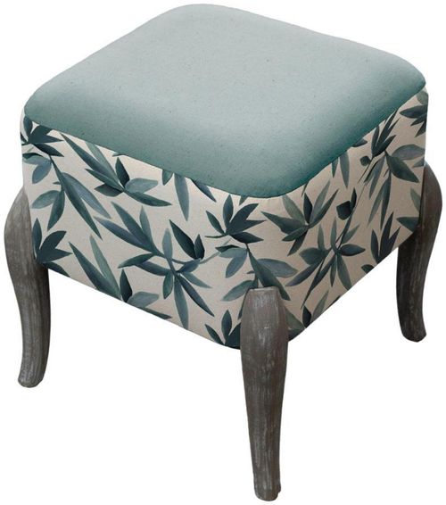 Voyage Maison Silverwood River Printed Ralf Footstool