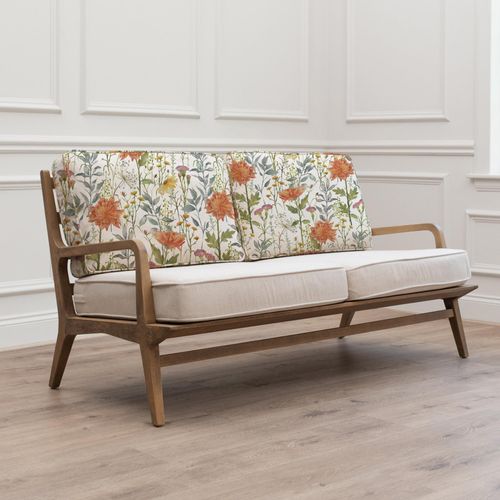 Voyage Maison Delamere Linen Printed Idris 2 Seater Sofa
