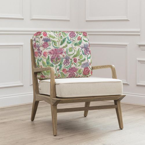 Voyage Maison Fairytale Bristles Dawn Printed Idris Armchair