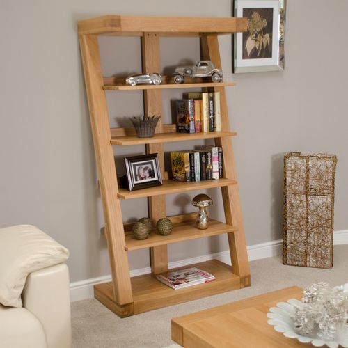 Ziggy Oak Large Bookcase