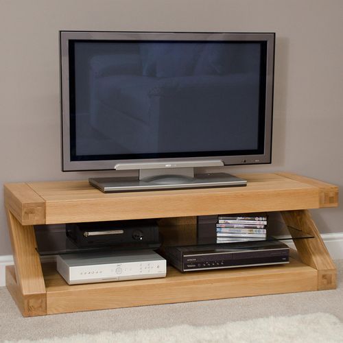 Ziggy Oak Plasma TV Unit